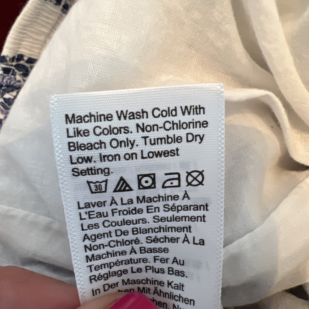 J. Crew Patchwork Side Slit Pull On Cotton Maxi S… - image 7